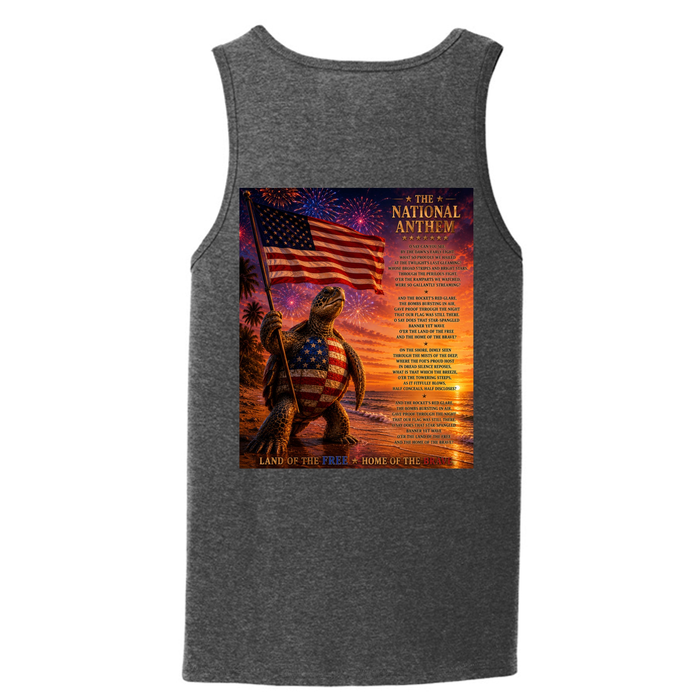 Dark Heather Grey - PC54TT - BACK
